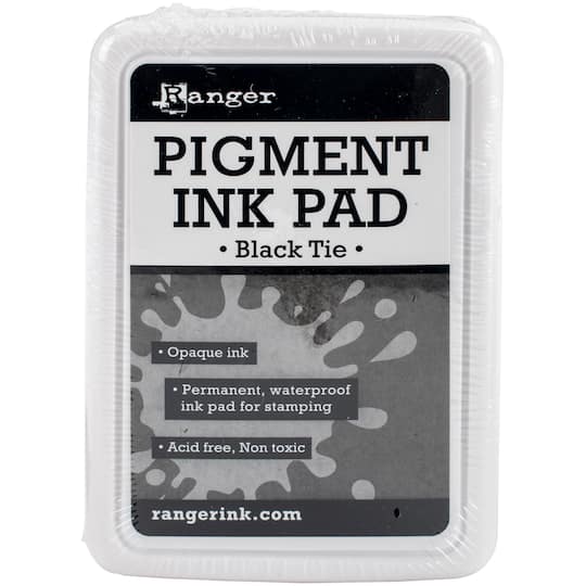 Ranger Pigment Black Tie Ink Pad